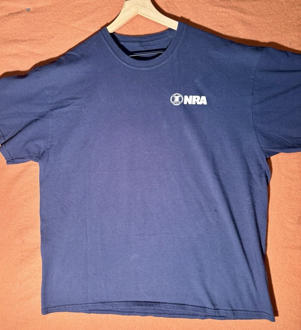 Blue NRA T Shirt Size Large NRA Day